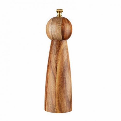 Wooden Round Head Salt & Pepper Grinder