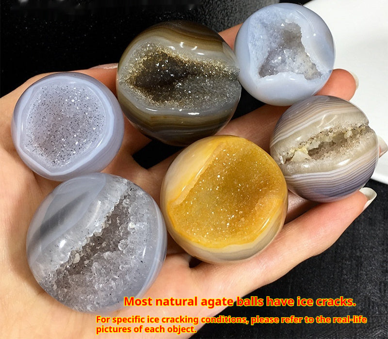 Natural Agate Crystal Ball