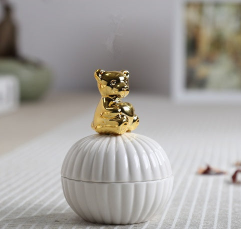 Animal figurine decor jewelry decor jar