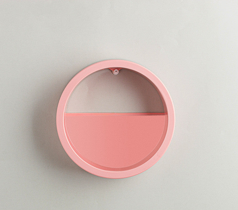 Round Wall Mounted Flower Vase