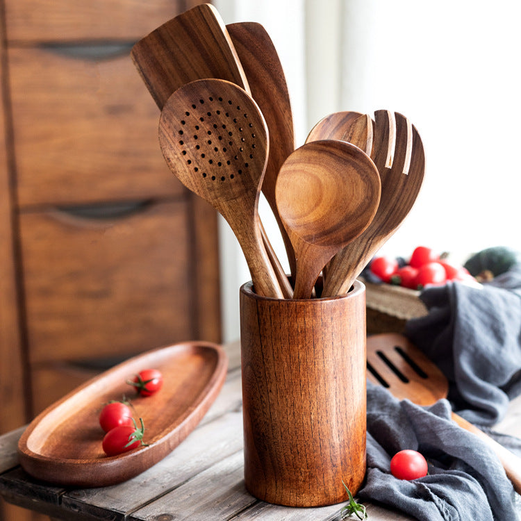 Wooden Non-stick Cookware Utensils