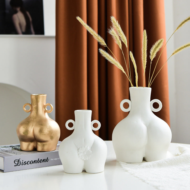 Nordic Human Body Ceramic Vases - Home & Table Decor
