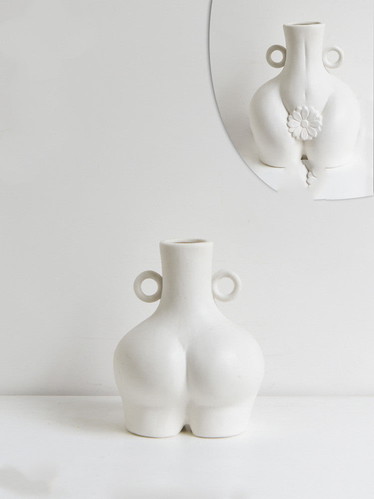 Nordic Human Body Ceramic Vases - Home & Table Decor