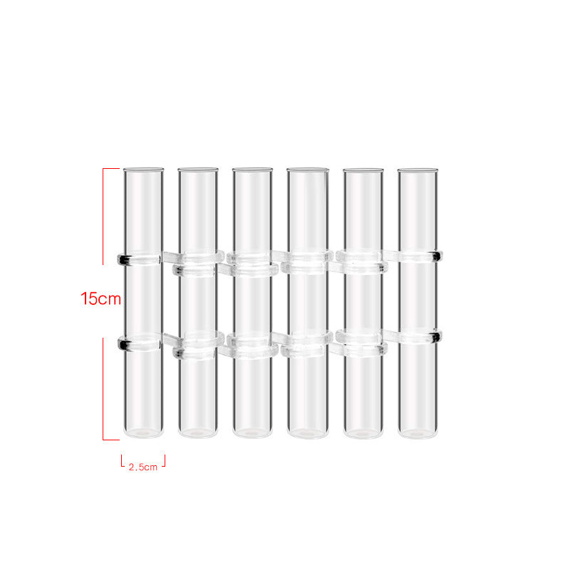 Clear Glass Hydroponic Test Tube Flower Vase