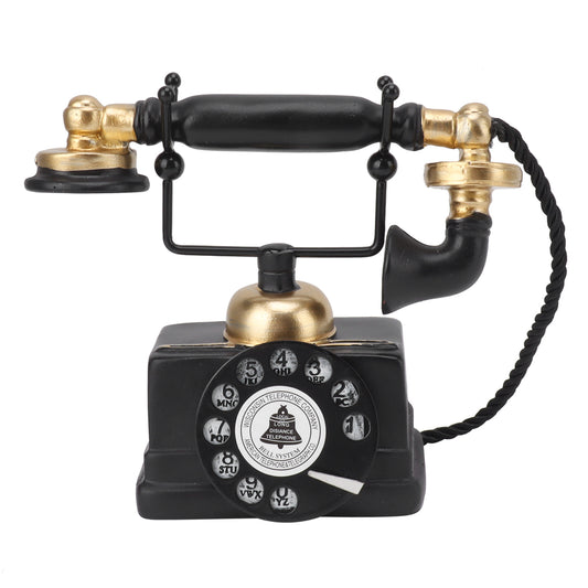 Large Retro Decorative Rotary Telephone Decor