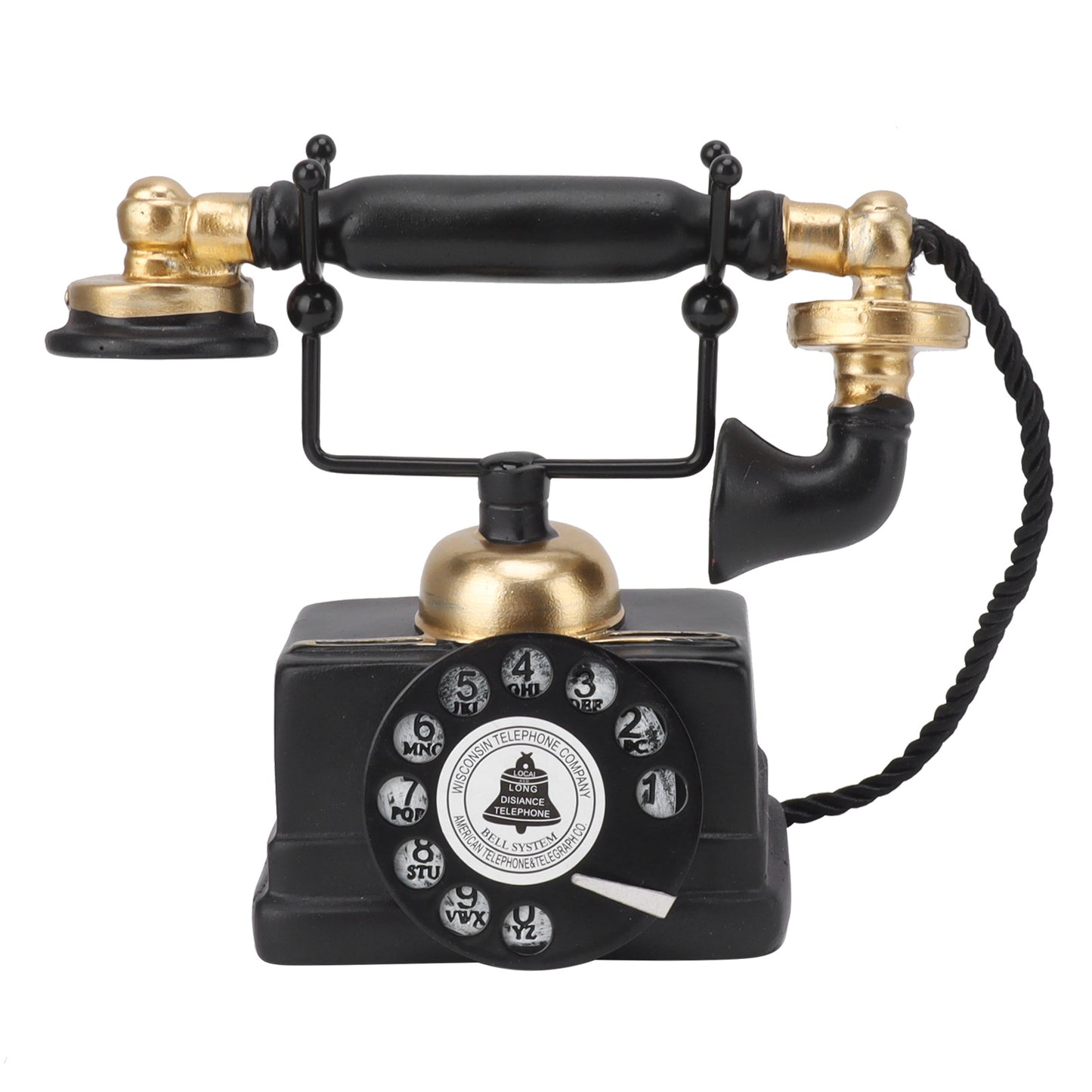 Large Retro Decorative Rotary Telephone Decor