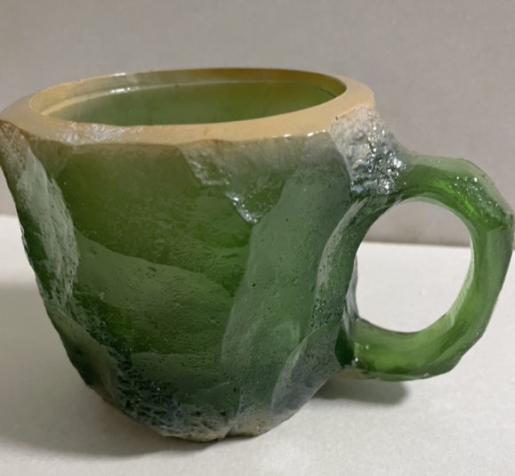 Resin Mineral Crystal Coffee Mugs with Handle