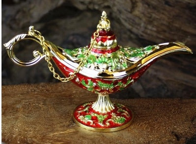 Arabian Genie Oil Lamp Table Decor