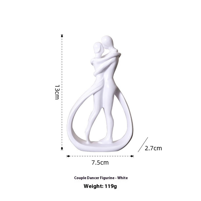 Elegant Thinking Woman Tabletop Sculpture