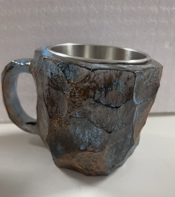 Resin Mineral Crystal Coffee Mugs with Handle