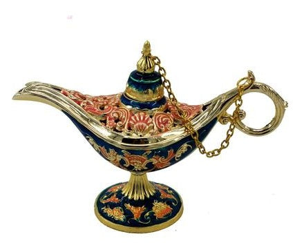 Arabian Genie Oil Lamp Table Decor