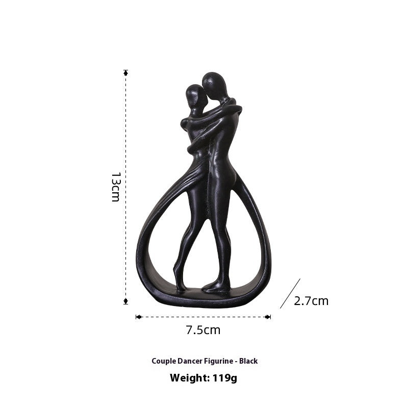 Elegant Thinking Woman Tabletop Sculpture