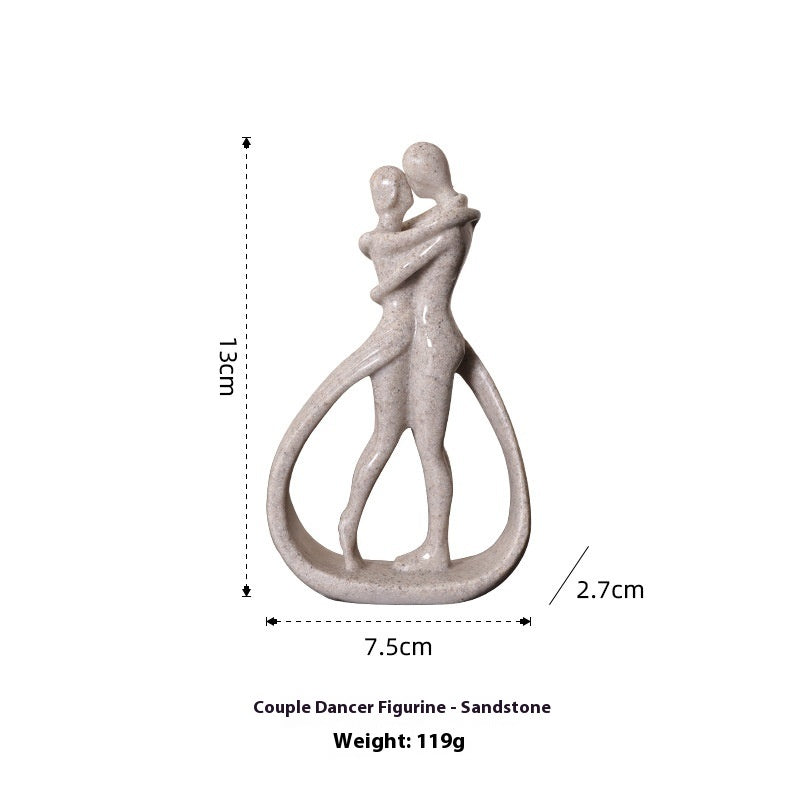 Elegant Thinking Woman Tabletop Sculpture