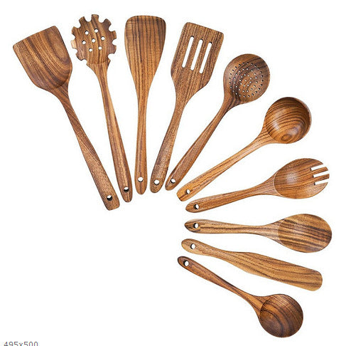 Wooden Non-stick Cookware Utensils