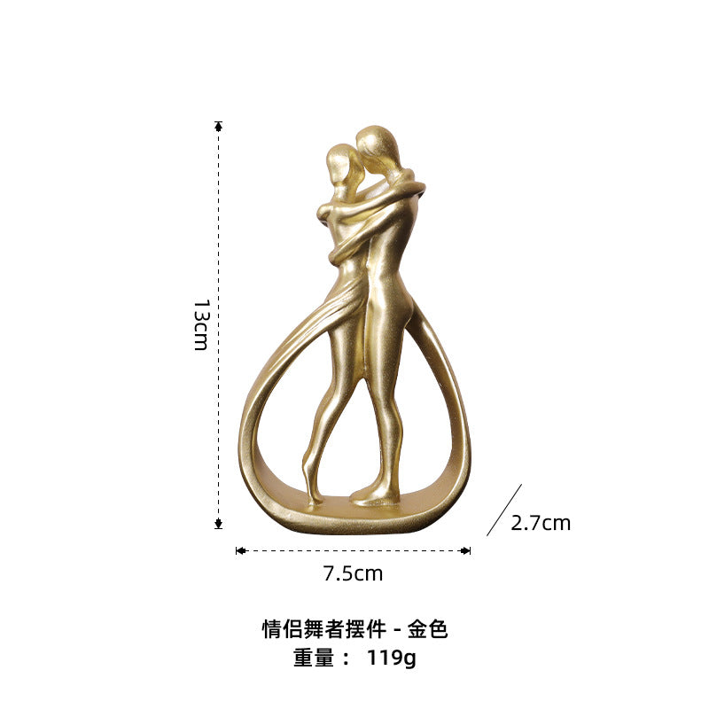 Elegant Thinking Woman Tabletop Sculpture