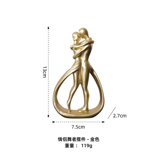 Elegant Thinking Woman Tabletop Sculpture