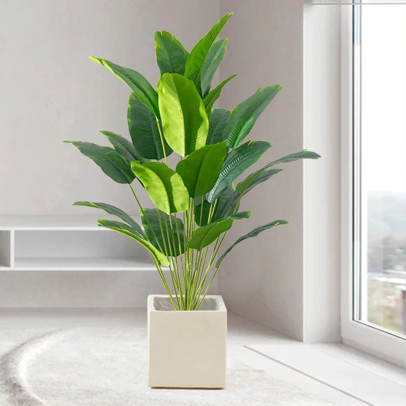 1pc Large Artificial Tropical Palm Tree Plant - Floor