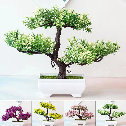 1PC Artificial Bonsai Tree Potted Plant