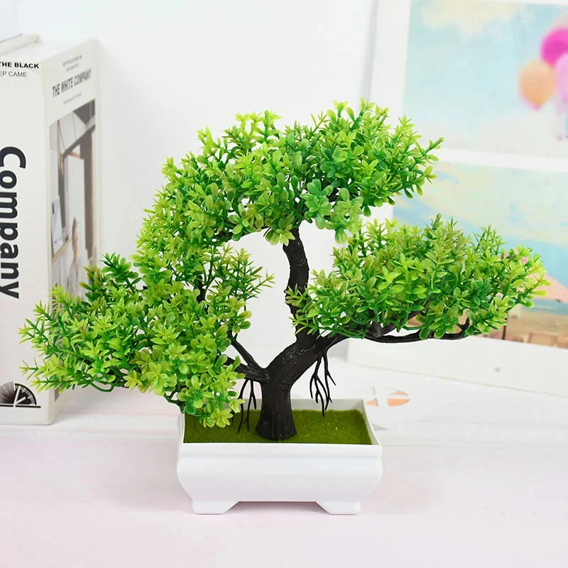 1PC Artificial Bonsai Tree Potted Plant