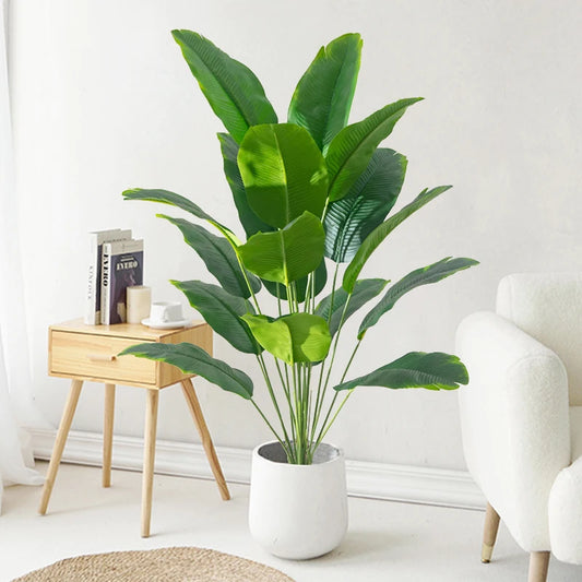 1pc Large Artificial Tropical Palm Tree Plant - Floor