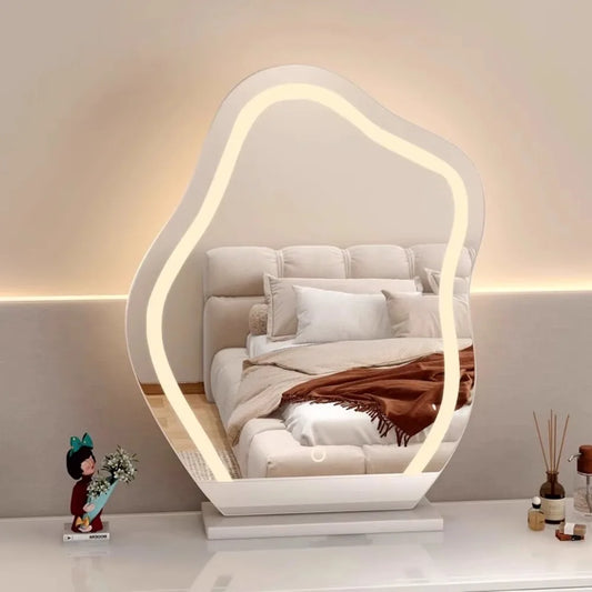 Decorative Asymmetrical Mirror with LED light