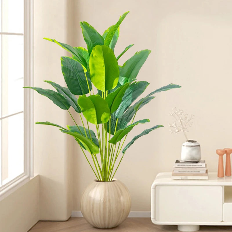 1pc Large Artificial Tropical Palm Tree Plant - Floor