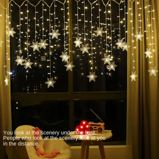LED String Lights Flashing Fairy Curtain Lights