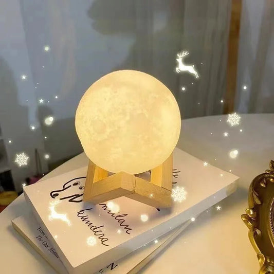 Planet Lamp Moon Galaxy Night Light (With Stand)