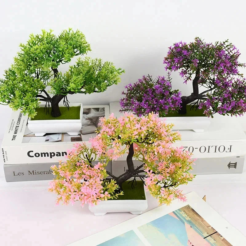 1PC Artificial Bonsai Tree Potted Plant