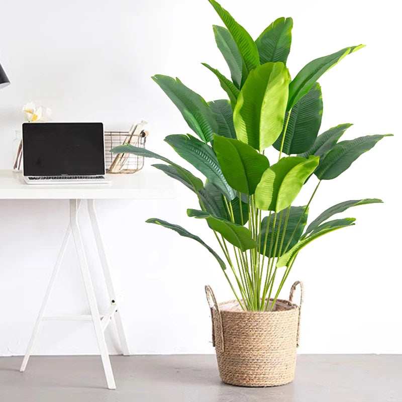 1pc Large Artificial Tropical Palm Tree Plant - Floor