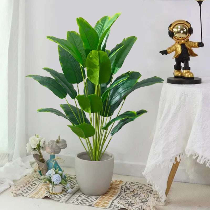 1pc Large Artificial Tropical Palm Tree Plant - Floor