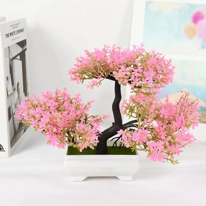 1PC Artificial Bonsai Tree Potted Plant
