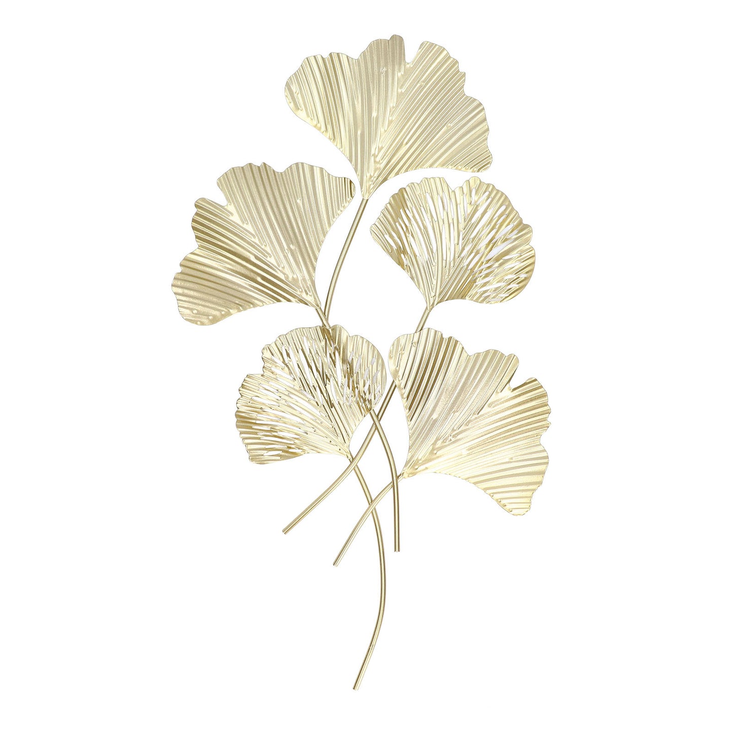 3D Leaf Metal Wall Decor