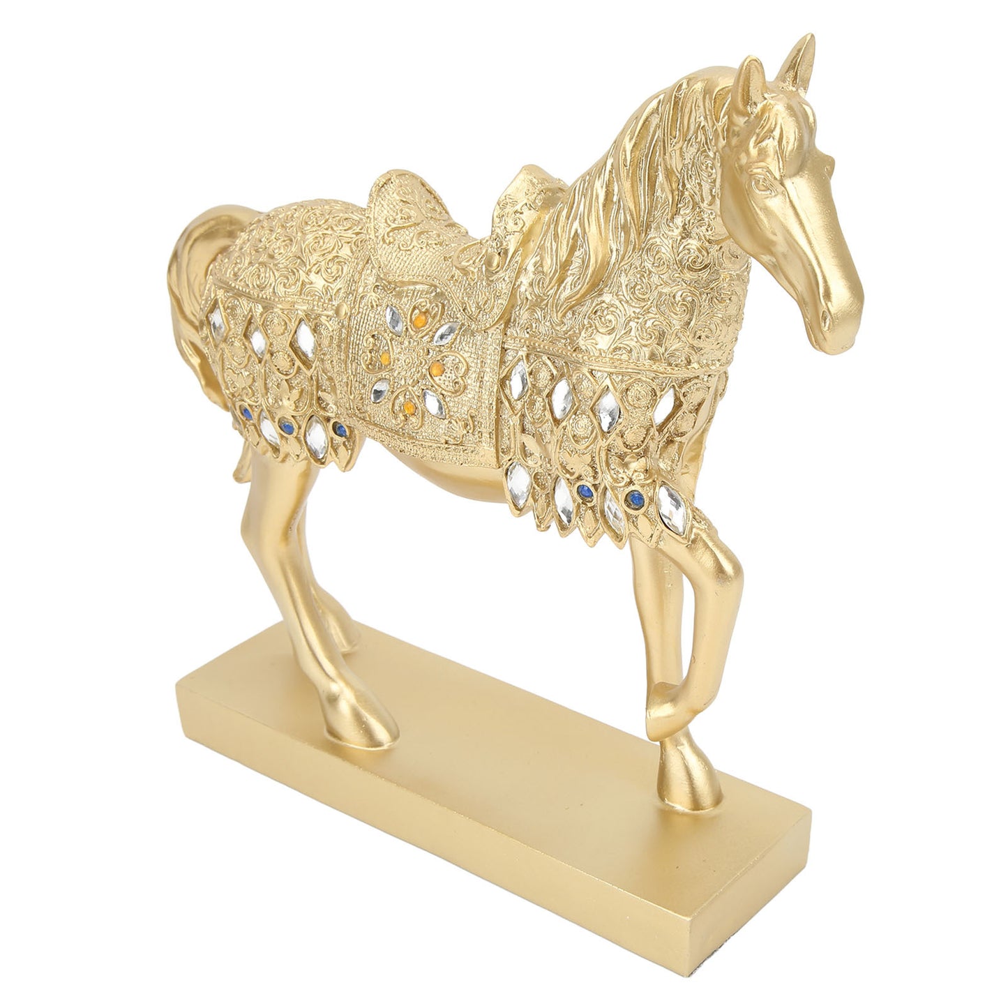 Golden Horse Decor Animal Art Horse Statue Home Decor