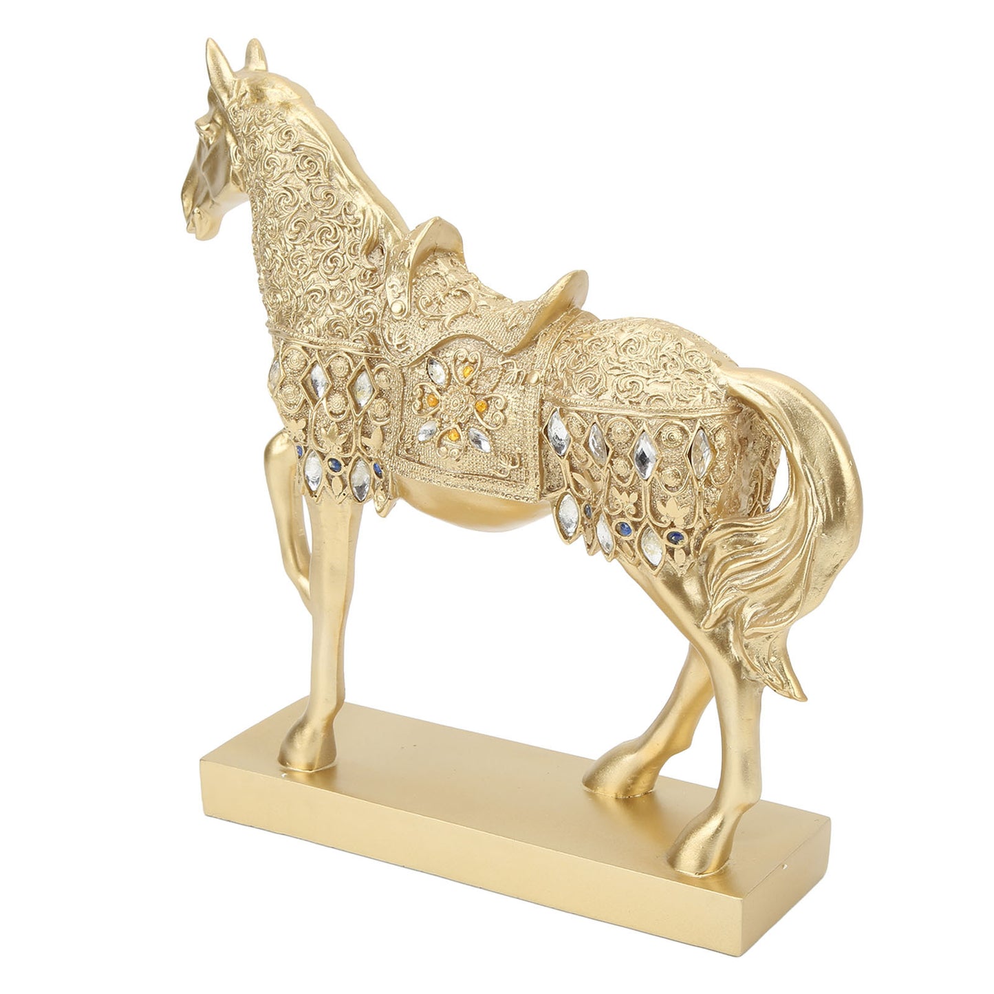 Golden Horse Decor Animal Art Horse Statue Home Decor