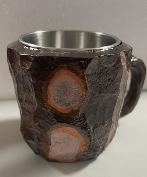 Resin Mineral Crystal Coffee Mugs with Handle