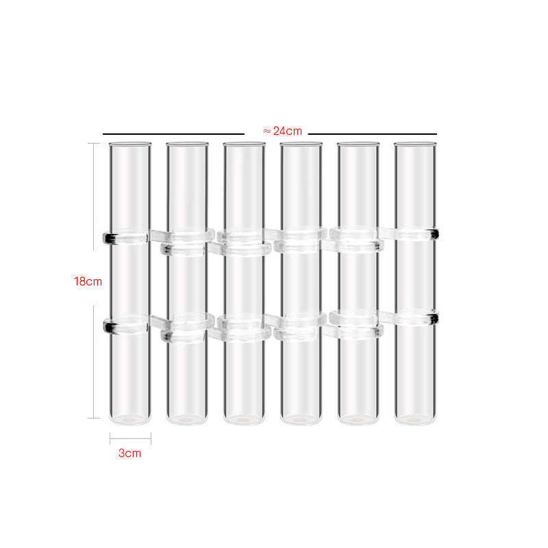 Clear Glass Hydroponic Test Tube Flower Vase