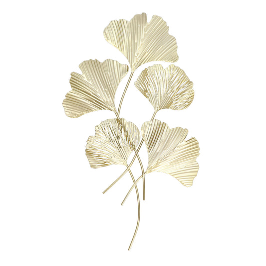3D Leaf Metal Wall Decor