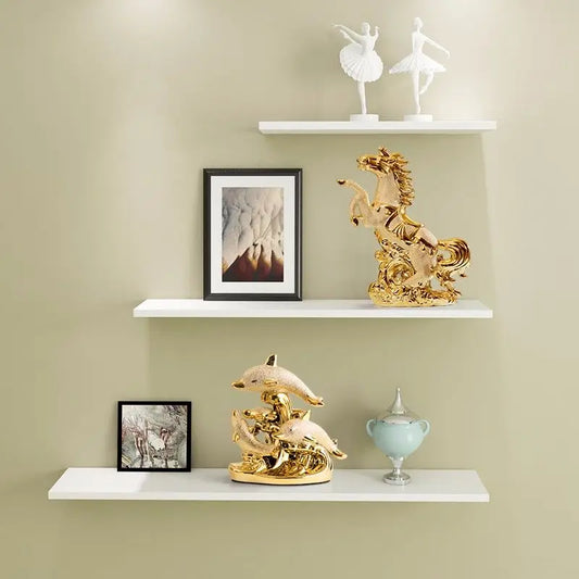 Ceramic Gold Dolphin Figurine