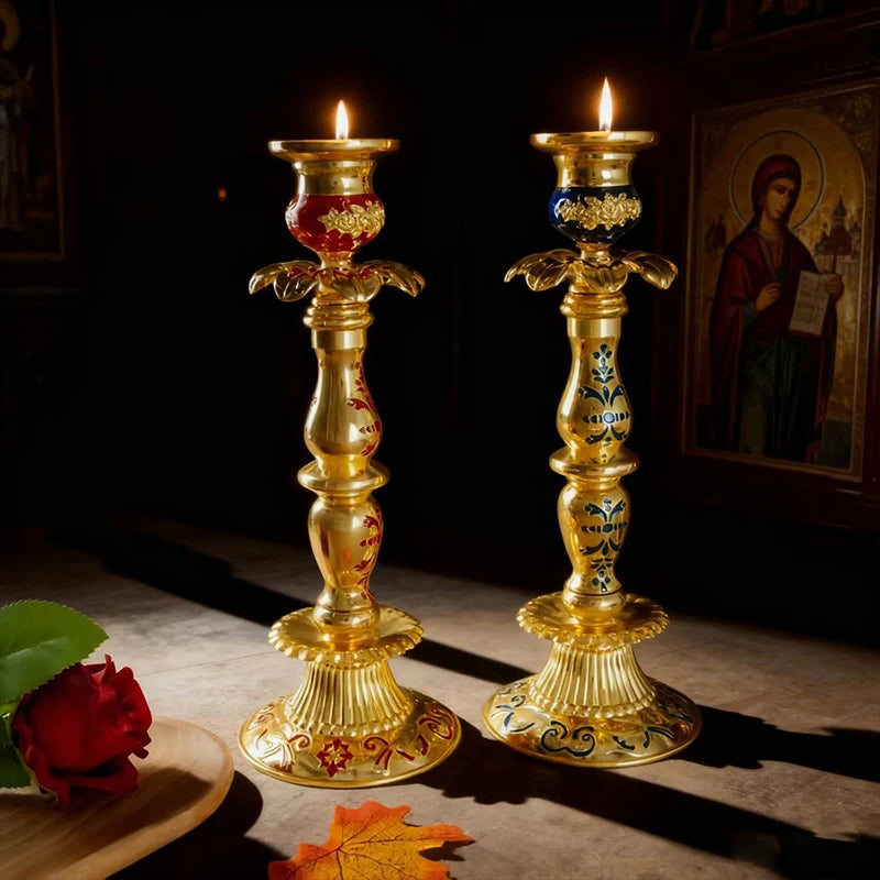 Candle Home Villa Composite Candlestick