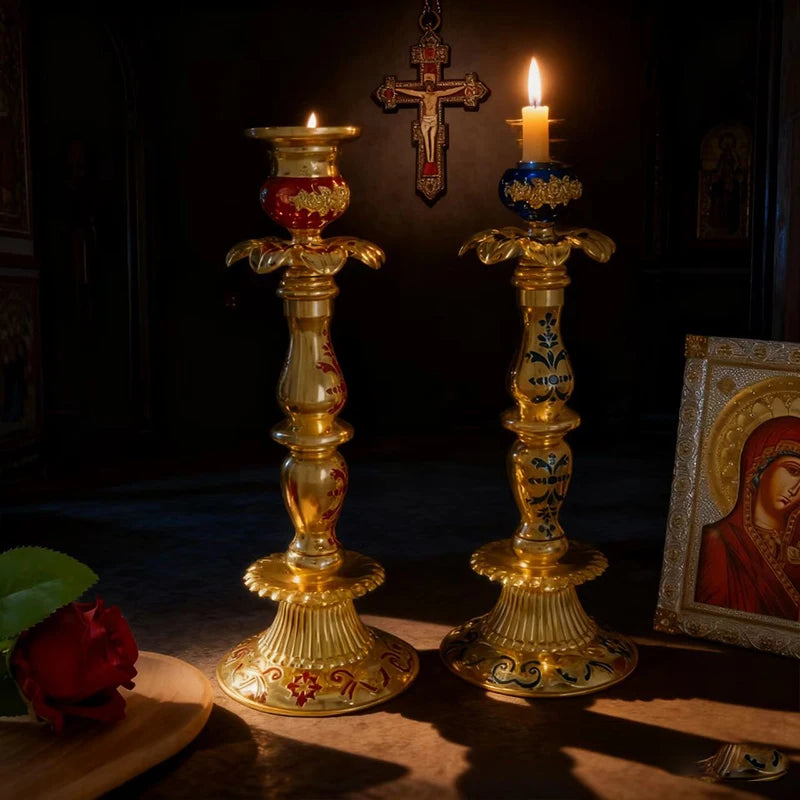 Candle Home Villa Composite Candlestick