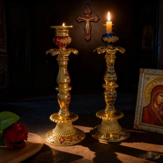 Candle Home Villa Composite Candlestick