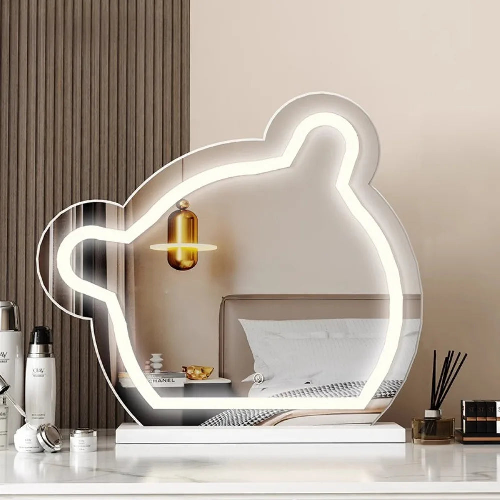 Decorative Asymmetrical Mirror with LED light