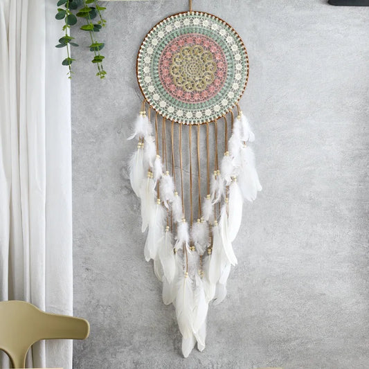 Colorful Round Woven Wall Dreamcatcher