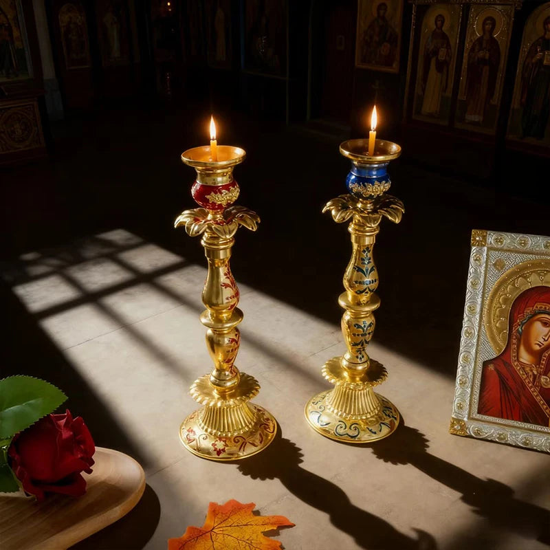 Candle Home Villa Composite Candlestick