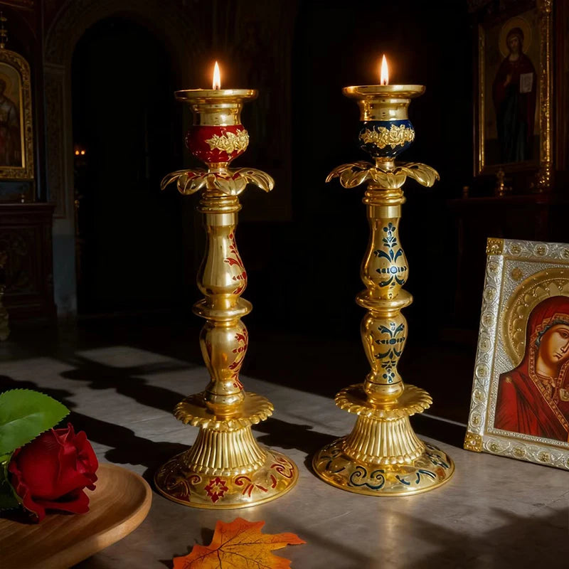 Candle Home Villa Composite Candlestick