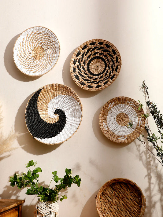 Boho Hanging Wall Baskets