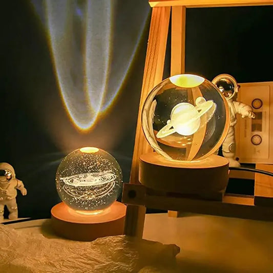 LED Crystal Ball Night Light